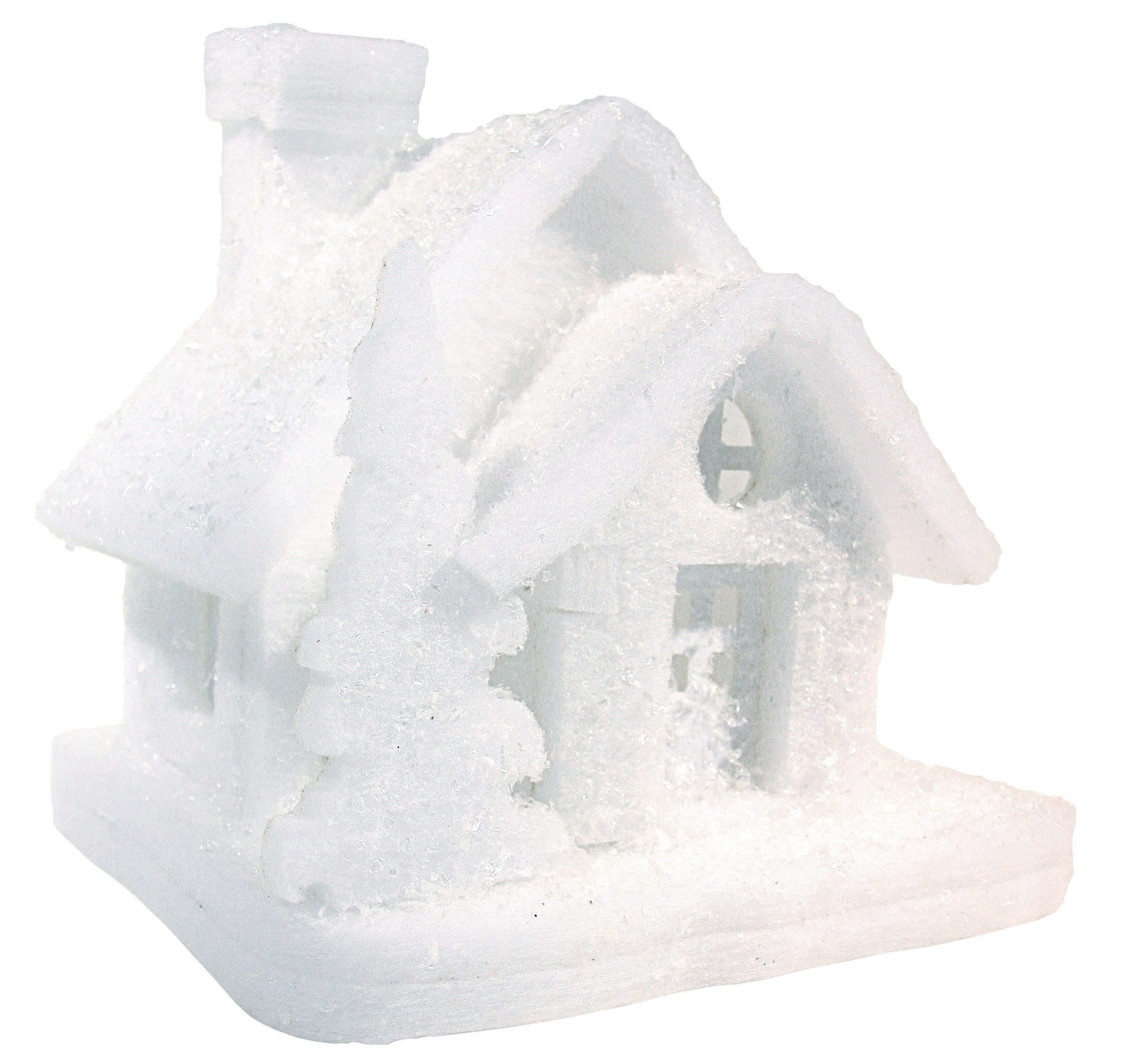 GIOCOPLAST NATALE - CASA OVATTATA 3D CM.35X30X37