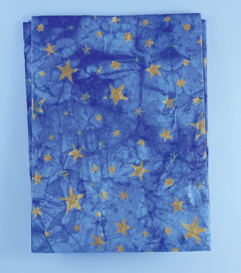 GIOCOPLAST NATALE - CARTA CIELO PITTURATO (CHIARA/SCURA) IN BUSTA SINGOLA CM.100X70