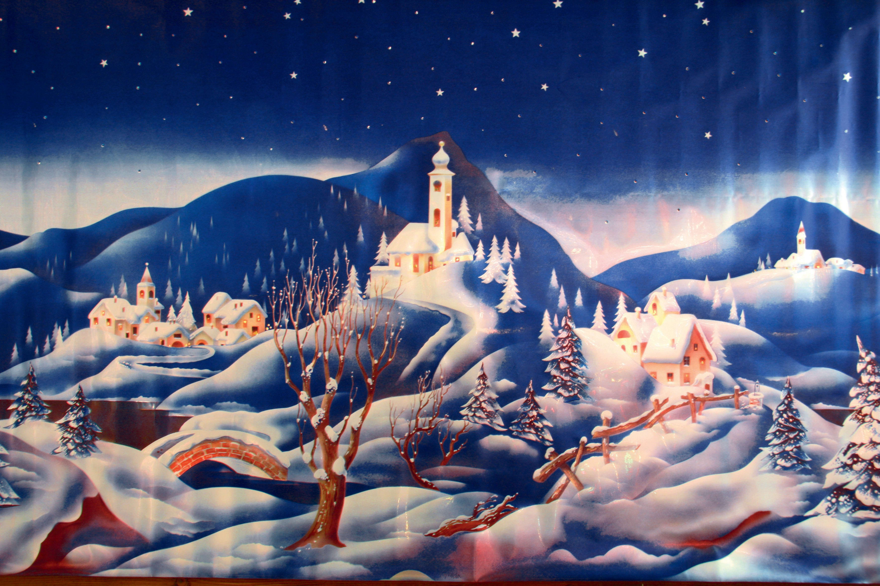 GIOCOPLAST NATALE - FONDALE MET. ARROTOLATO CM.100X70 (SOGG. VARI)