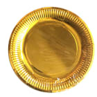 GIOCOPLAST NATALE - ORO 8 PIATTI 18cm
