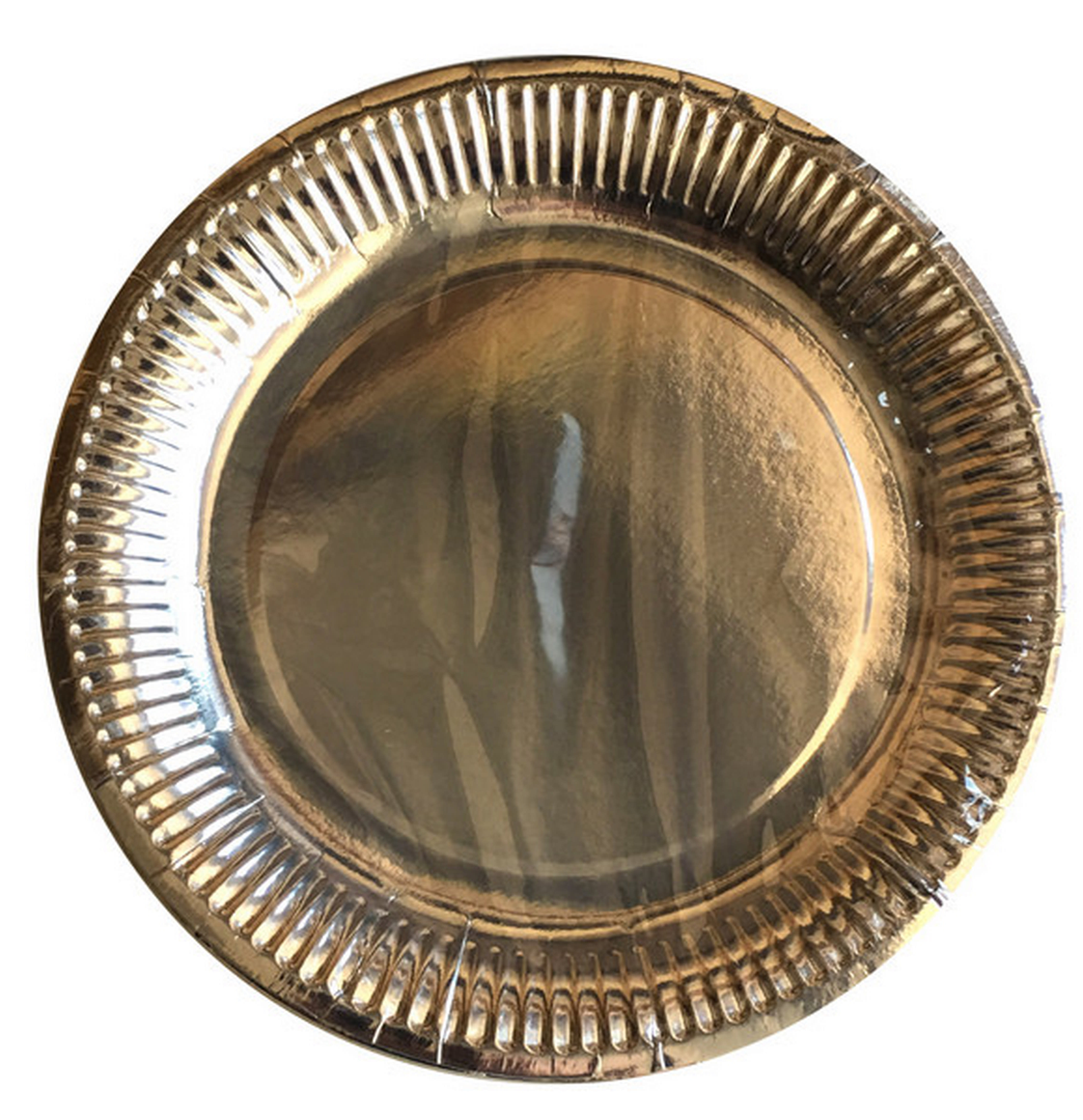 GIOCOPLAST NATALE - ARGENTO 6 PIATTO 29cm