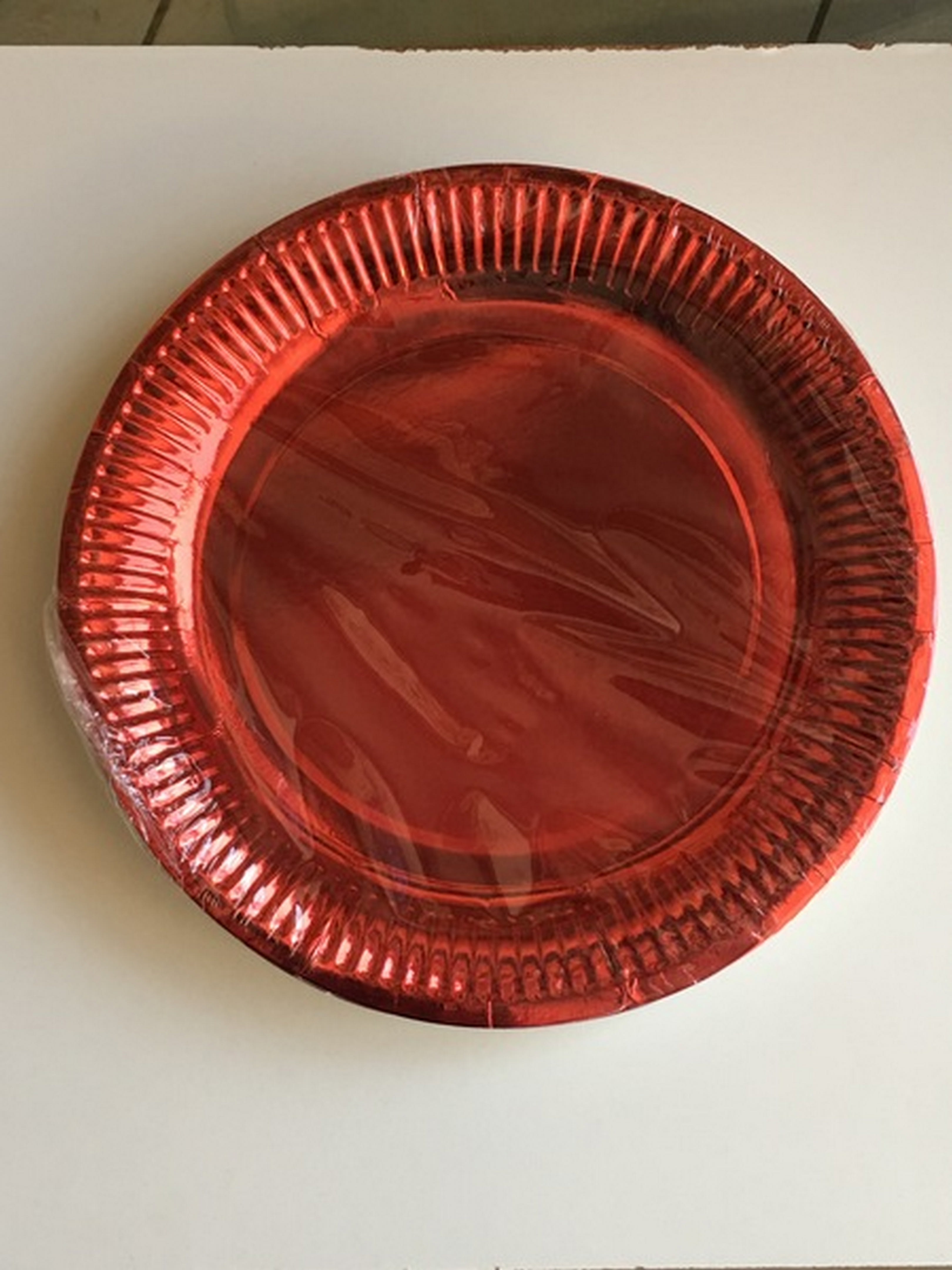 GIOCOPLAST NATALE - ROSSO 8 PIATTI 23cm