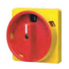 G.G.T. GIOVENZANA TRASFORMAZIONI - MOSTRINA 67X67 GIALLO-ROSSO BLOCCOPORTA