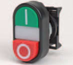 G.G.T. GIOVENZANA TRASFORMAZIONI - PULSANTE DOPPIO ROSSO-VERDE LUMINOSO  I-