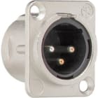 GIRA - XLR SERIE D SPINA FLANGIATA 3P