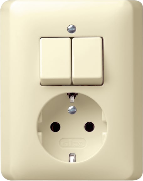 GIRA - COMBI DOP.INT./SCHUKO P.CPL.
