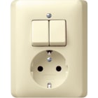GIRA - COMBI DOP.INT./SCHUKO P.CPL.