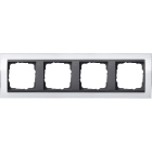 GIRA - PLACCA 4-M PL.INTERM. AN
