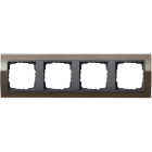 GIRA - PLACCA 4-M PL.INTERM. AN