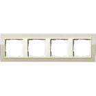 GIRA - PLACCA 4-M PL.INTERM. BC