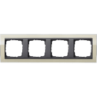 GIRA - PLACCA 4-M PL.INTERM. AN