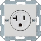 GIRA - PRESA 2-P NEMA 5-20 R
