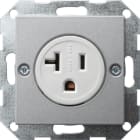 GIRA - PRESA 2-P NEMA 5-20 R