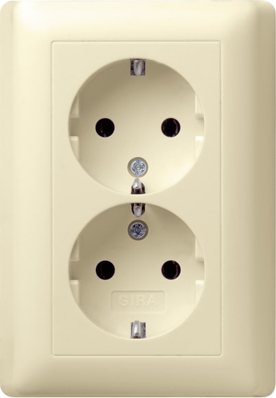 GIRA - PRESA DOP.SCHUKO P.CPL.