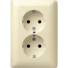 GIRA - PRESA DOP.SCHUKO P.CPL.