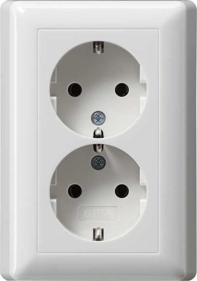 GIRA - PRESA DOP.SCHUKO P.CPL.