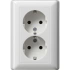 GIRA - PRESA DOP.SCHUKO P.CPL.