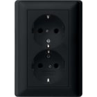 GIRA - PRESA DOP.SCHUKO SP + P.CPL.