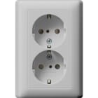 GIRA - PRESA DOP.SCHUKO SP + P.CPL.