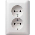 GIRA - PRESA DOP.SCHUKO SP + P.CPL.