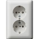 GIRA - PRESA DOP.SCHUKO SP + P.CPL.