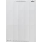 GIRA - FOGLI TARGHETTE 38 X 54 MM