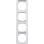 GIRA - PLACCA 4-M VERT. CT