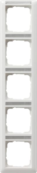 GIRA - PLACCA 5-M VERT. CT