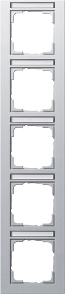 GIRA - PLACCA 5-M VERT. CT