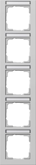 GIRA - PLACCA 5-M VERT. CT