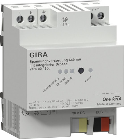 GIRA - ALIM.TENS. 640 MA INDUTTANZA