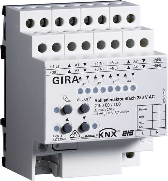GIRA - ATT.PERS.AVV. 4-C 230 V AC MAN.
