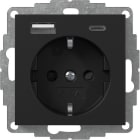 GIRA - SCHUKO SP ALIM.TENS.USB 2-C TIPO A/C