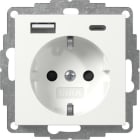 GIRA - SCHUKO SP ALIM.TENS.USB 2-C TIPO A/C