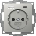 GIRA - SCHUKO SP ALIM.TENS.USB 2-C TIPO A/C