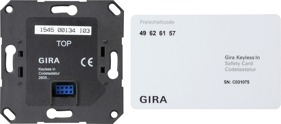 GIRA - MOD. TASTIERA COD.