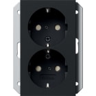 GIRA - PRESA DOP.SCHUKO SP P. SCAT.IN 1-M