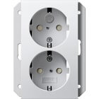 GIRA - PRESA DOP.SCHUKO SP P. SCAT.IN 1-M