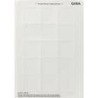 GIRA - FOGLI TARGHETTE 51 X 51 MM