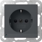 GIRA - PRESA SCHUKO LUCE LED + SP