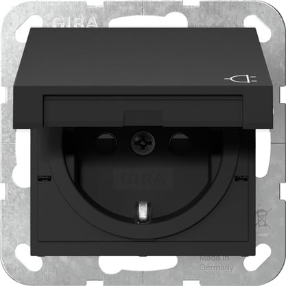 GIRA - PRESA SCHUKO CC + SP