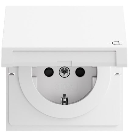 GIRA - PRESA SCHUKO CC + SP