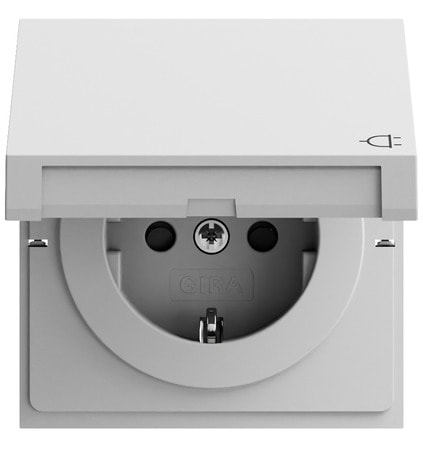 GIRA - PRESA SCHUKO CC + SP