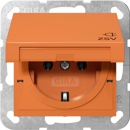 GIRA - PRESA SCHUKO CC IMPR.ZSV