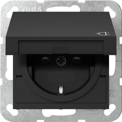 GIRA - PRESA SCHUKO CC + SP MRV
