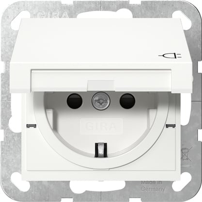 GIRA - PRESA SCHUKO CC + SP MRV