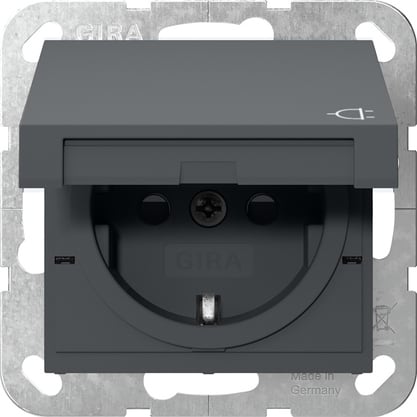 GIRA - PRESA SCHUKO CC + SP MRV