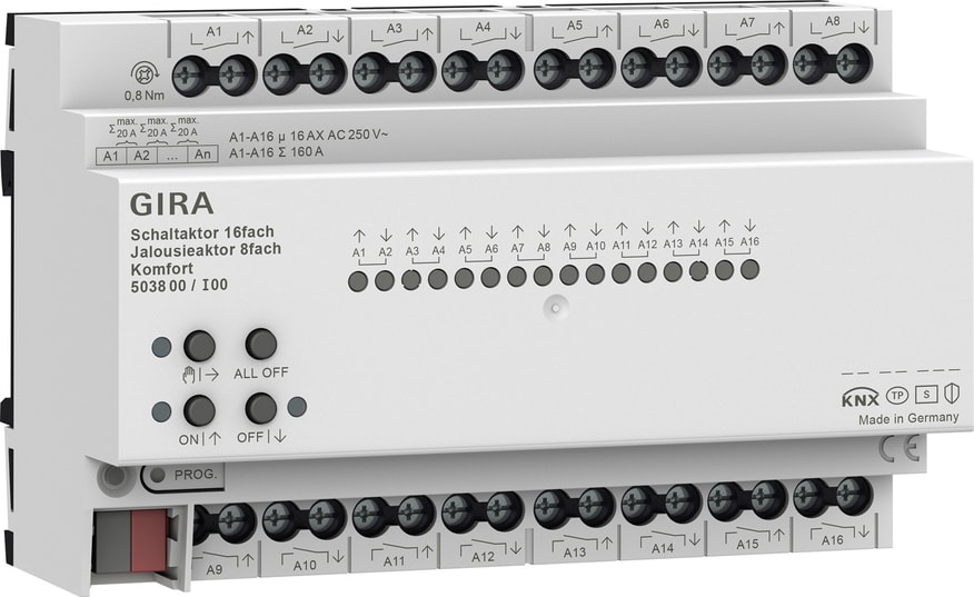 GIRA - ATT.ON/OFF / VEN. 16-C/8-C 16 A AMG KMF