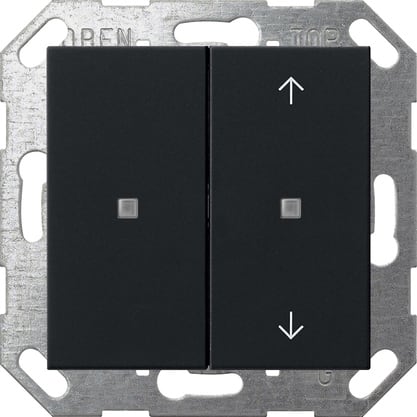 GIRA - PULS. BIL. 2-M N.STAMP./FRECCE ONEKNX