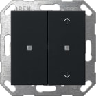 GIRA - PULS. BIL. 2-M N.STAMP./FRECCE ONEKNX